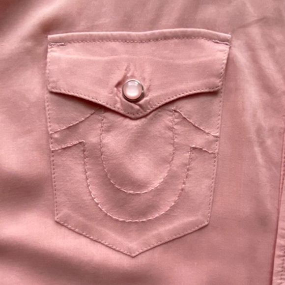 True Religion Women's Georgia Button Down Shirt Size M - Picture 5 of 14